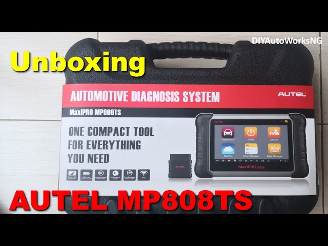 Unboxing Autel MaxiPRO MP808TS