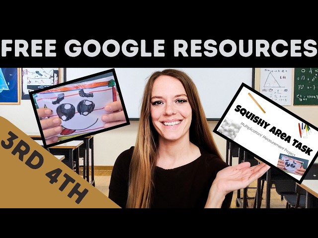 3RD/4TH MATH TEACHER GUIDE: Free Area Project with Paper Squishies