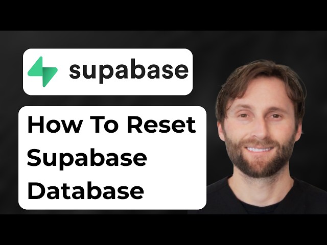 How to Reset Supabase Database [Full Guide 2026]
