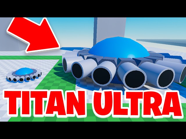 I CREATED A TITAN  ULTRA TANK IT OVERPOWERED (TANK TOWER DEFENSE)