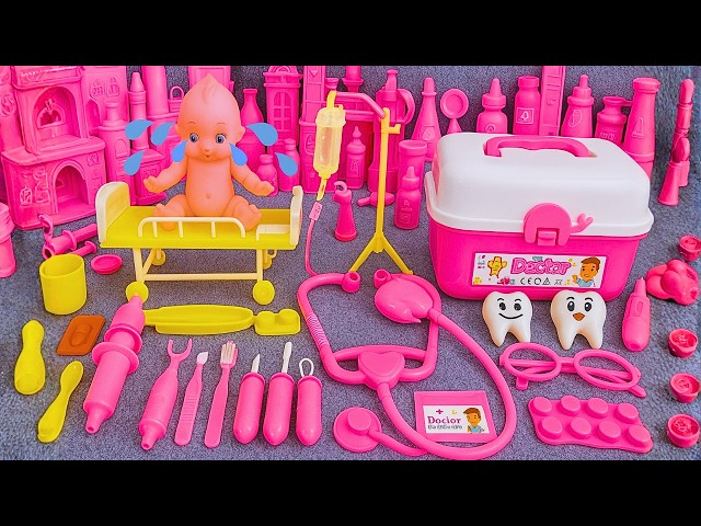 902 Minutes Satisfying with Unboxing Barbie Doll Pink Bedroom,Kitchen Collection Review Toys | ASMR
