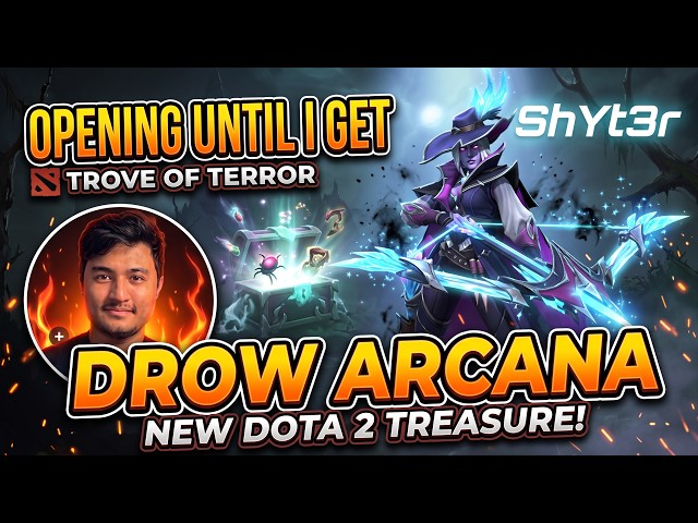 Unboxing Dota 2 new Chests UNTIL I Get Drow Arcana #dota2