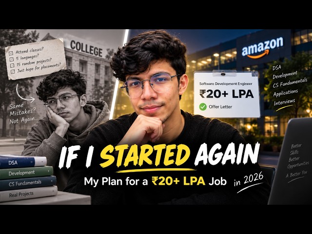 If I Went Back to College in 2026, Here’s How I’d Get a ₹20+ LPA Job