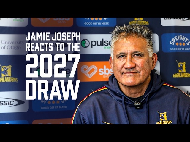 Jamie Joseph on the 2027 Draw | Fiji First, Crusaders Finale