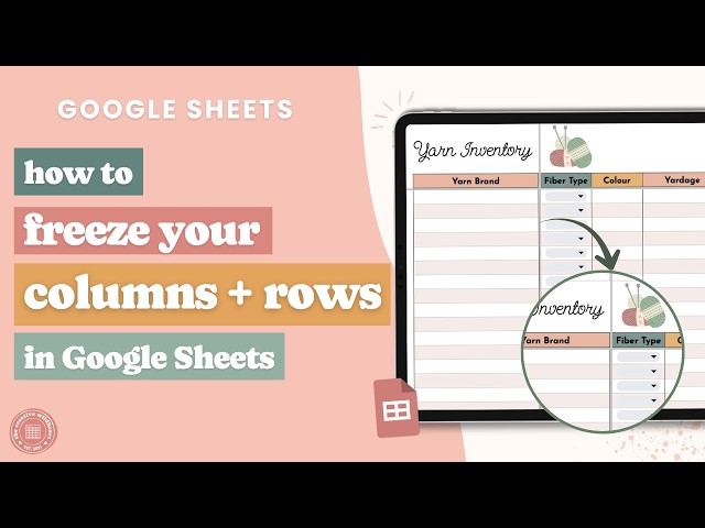 How to Freeze Rows and Columns in Google Sheets (2 Easy Ways!)