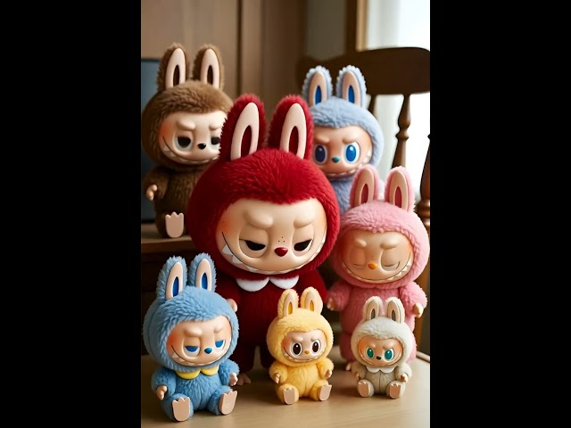 Labubu's happy family #labubu #cute #doomposting #dancechoreography#dancemoves #funny #doody #doobie
