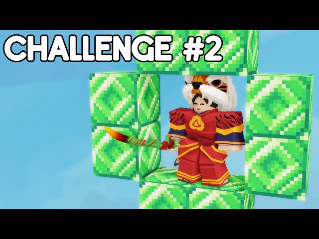 I made 50 Yuzi Kits do Challenges again... (Roblox Bedwars)