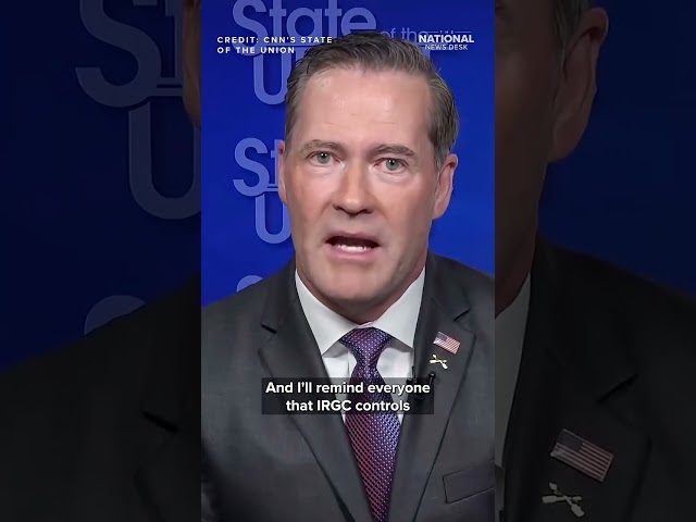Mike Waltz says NO TIMELINE for when Iran war will end