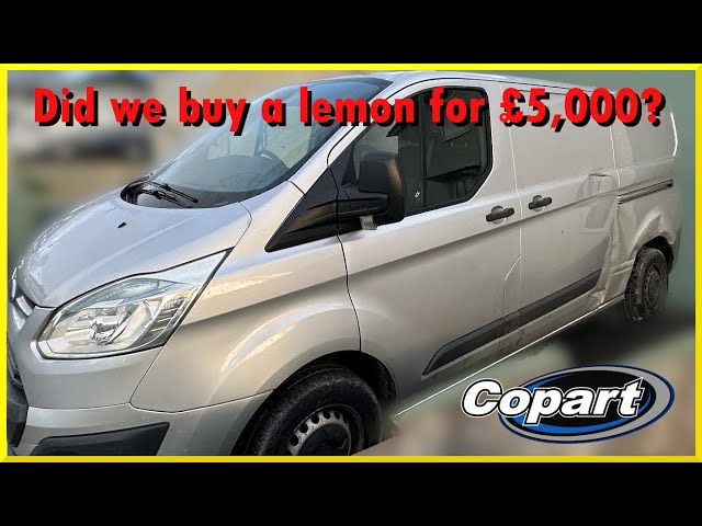 Buying SALVAGED Van from Copart Auction | Ford Transit Custom CAT N!