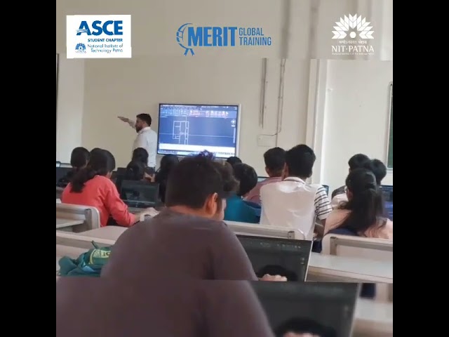 Glimpse of AutoCAD workshop at NIT, Patna India Campus for Mechanical Engineering Students in 2023