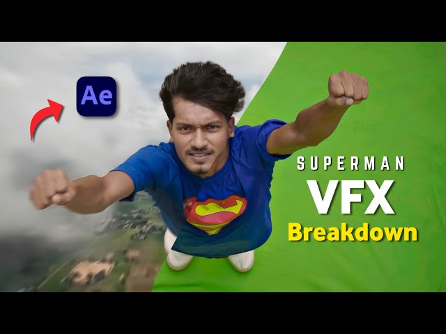 VFX breakdown of Indian superman | Manjesh VFX EDITs 
