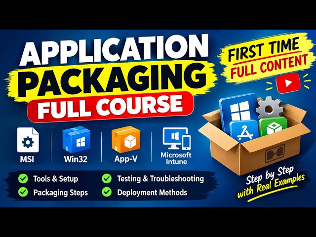 Tutorial-11 | How to Package and install SQL Management Studio using Configuration File |