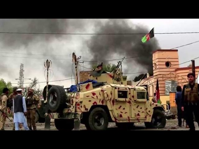Multiple Blasts, Gunbattle In Eastern Afghan City by Pakistan terrorist ISI