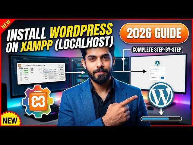 How to Install WordPress on XAMPP Localhost – Complete Step by Step Guide 2026