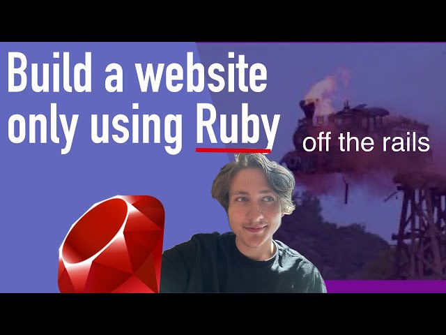 Build a website with ruby (no web framework)
