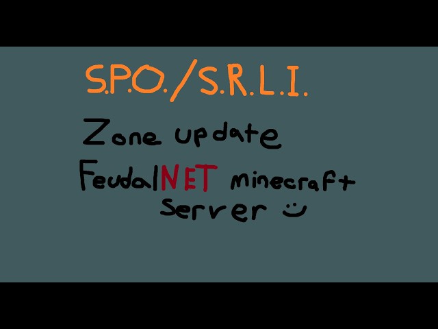 Minecraft Server progress update! SPO/SRLI Zone Flyaround