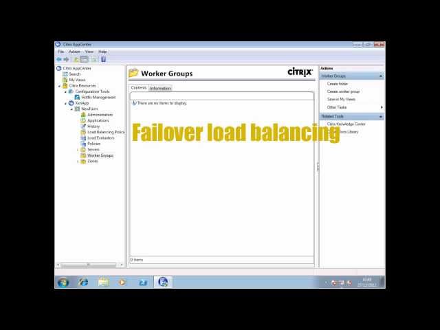 Citrix XenApp 6.5 Lesson 6 Adding workergroups