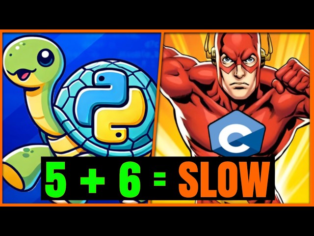 Why Python Addition is so Slow Vs C
