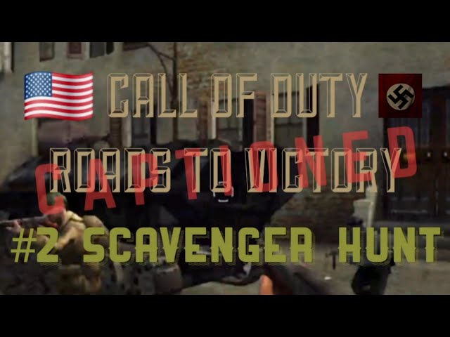 Call Of Duty - Roads To Victory [PSP] Mission 2 Scavenger Hunt (Game Captioned in English)