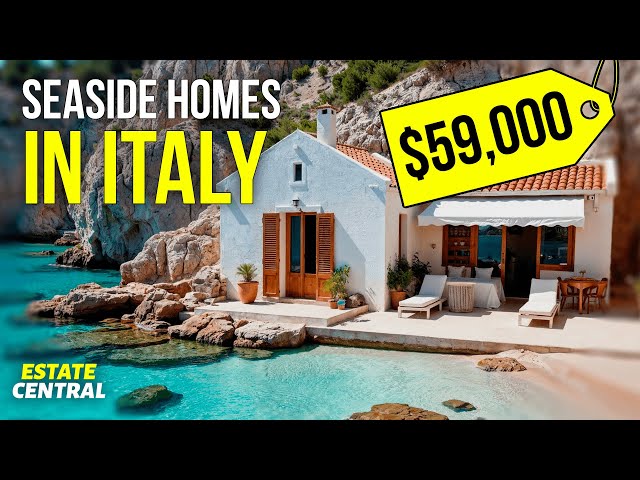 Amazing SEASIDE Homes in ITALY under $70,000