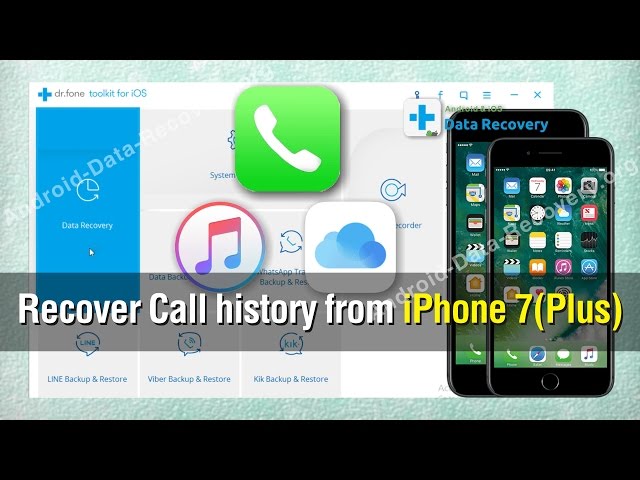 How to Recover Call history from iPhone 7／7 Plus