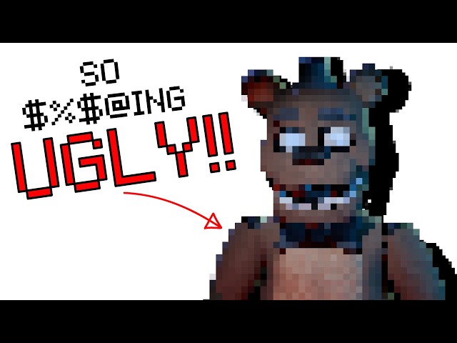 I modeled the FNAF Characters in Blender from memory in under 24 hours