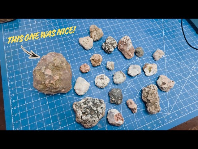 I Cut Open A Bunch Of Big Agate Nodules From The Bay Of Fundy Nova Scotia