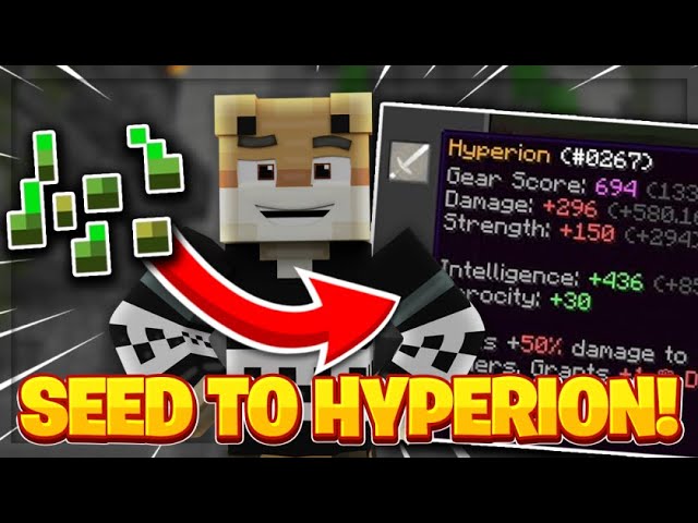 Farming From NOTHING to a Hyperion!! -- Hypixel Skyblock