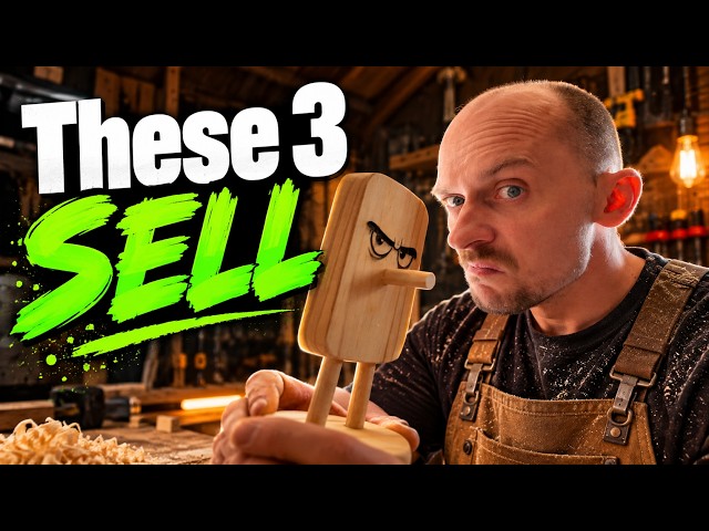 Start Small & Make Money  — 3 Woodworking Projects You Can Sell