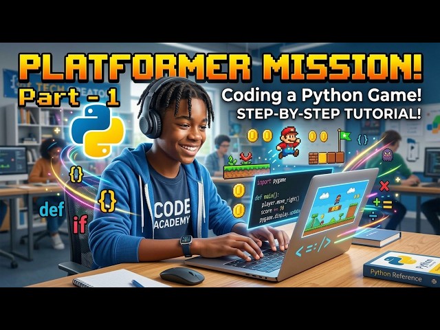 BUILDING A PLATFORMER GAME WITH PYTHON — PART 1 🐍💻