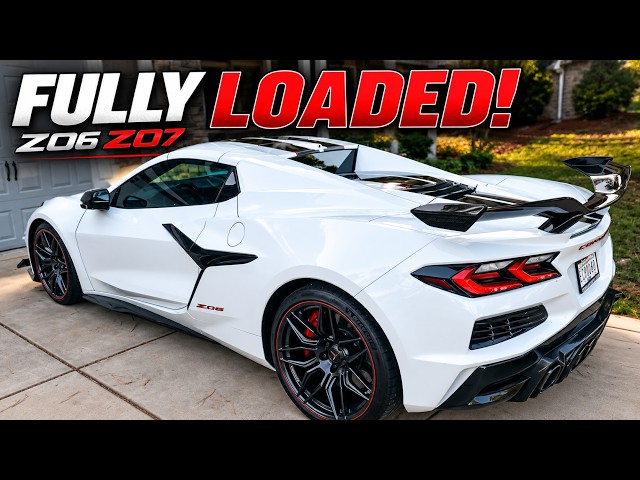 My Fully Loaded C8 Corvette Z06 Z07! Every Option Explained