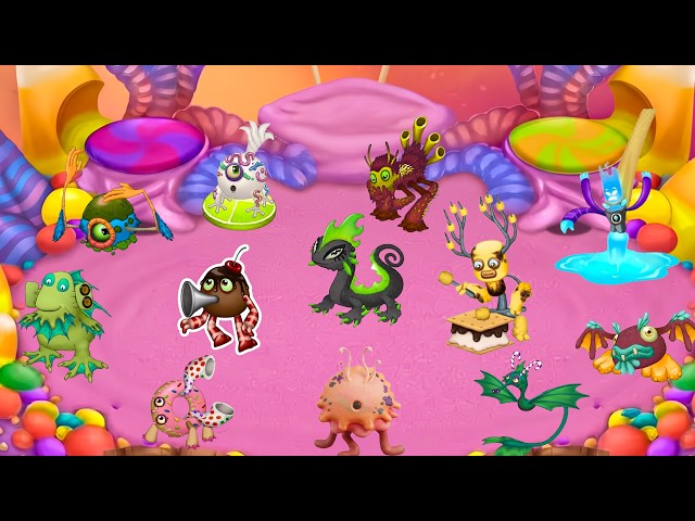 ALL Rare The Lost Landscapes Candy Island (New Monster) || My Singing Monster