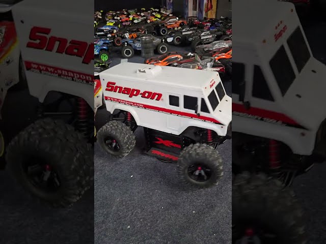 Check out this rotating Traxxas X-Maxx display stand!!  Who needs one of these??