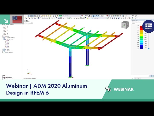 ويبنار | ADM 2020 Aluminum Design in RFEM 6