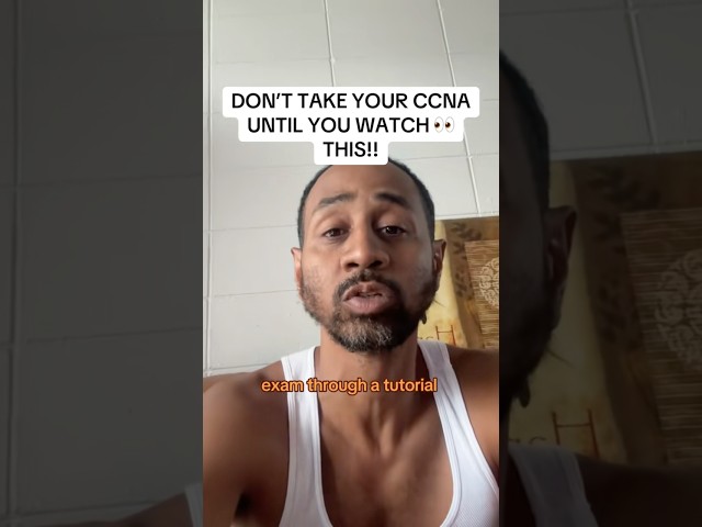 NO GATEKEEPING: WISH SOMEONE SHOWED ME THIS FREE CCNA RESOURCE WHEN I STARTED#ccna#ciscocertified
