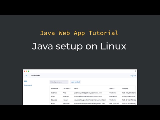 Java tutorial: Setting up a Java development environment on Linux (part 2)