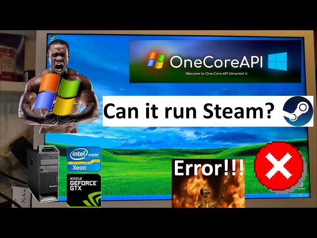 Testing the ULTIMATE Windows XP PC: Trying out One Core API & Other software on the Thinkstation S20