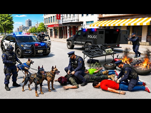 🚓 Police Car Chase Simulator 3D _ Real City Cop Pursuit Android Gameplay