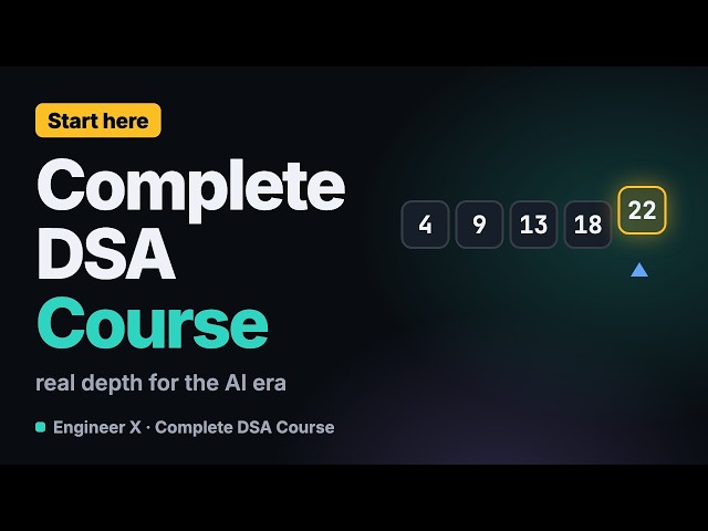 Complete DSA Course in Java: What You'll Learn and Why It's Different | Engineer X