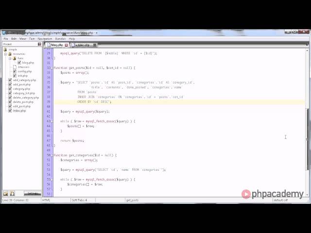 PHP Tutorials: Creating a Blog (Part 8/11)