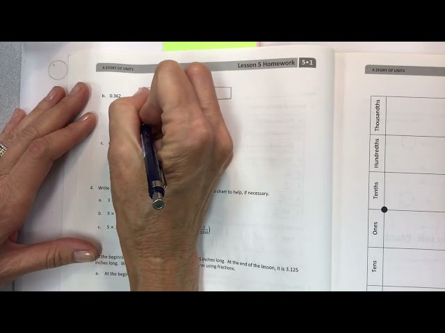 Eureka math grade 5 module 1 lesson 5 homework