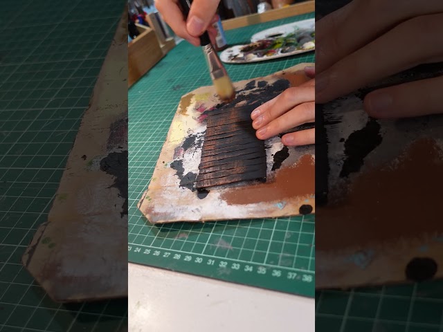 🟢 Easy miniature Wood Walkway for tabletop games