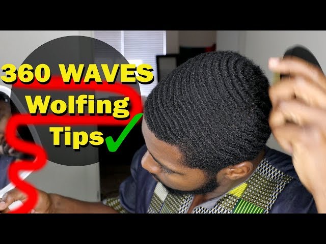 How To Take Care of 360 Waves When Wolfing: Coarse Hair Stop Over Curling!