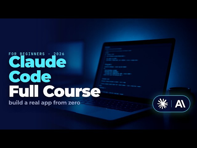 Claude Code Full Course for Beginners (2026): Build a Real App
