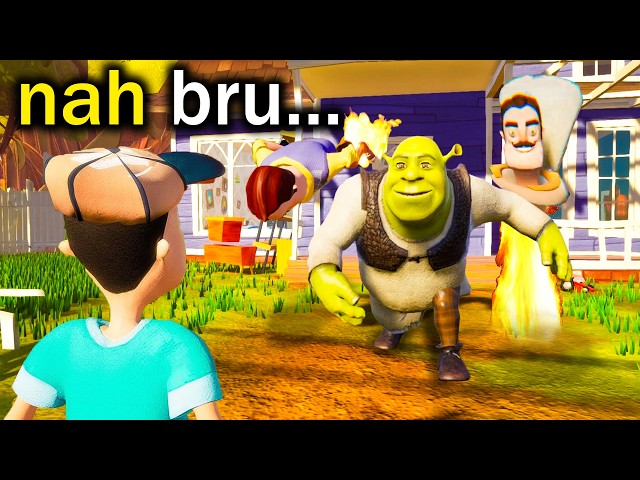 I Played BRAINROT Hello Neighbor Mods..