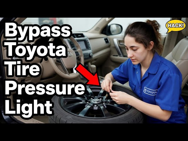 Toyota - Bypass Tire Pressure light - in under a minute