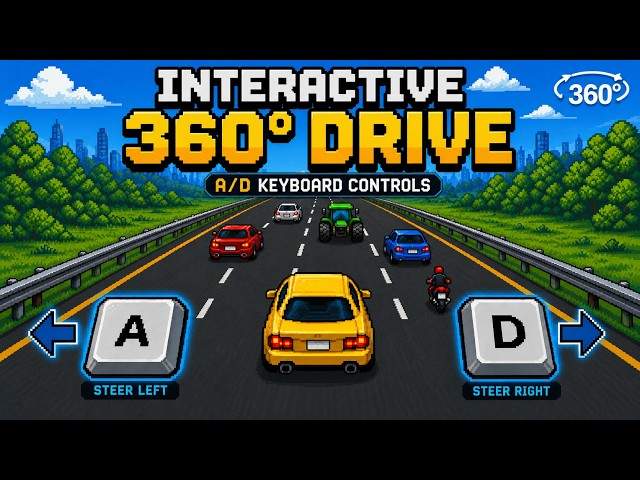 I Made an Interactive 360° Driving Experience in Python