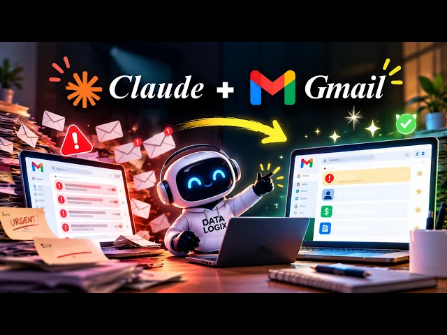 🚀 Turn a messy Gmail inbox into a smart workflow with Claude!