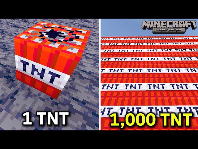 999 TNT Vs. Minecraft Pocket Edition