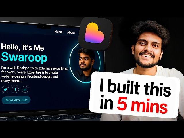 Build a Stunning Portfolio Website Using AI, HTML & CSS | Beginner Project Tutorial